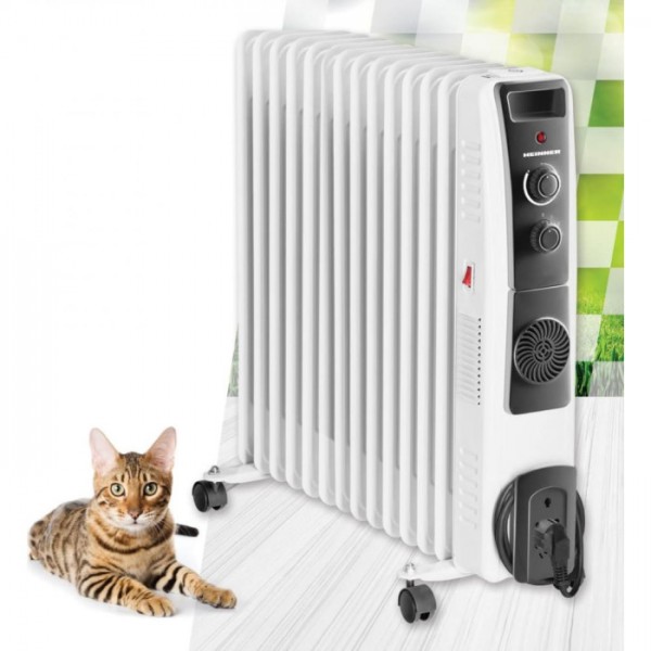 Tepalinis šildytuvas 1000/1500/2500W HEINNER HOH-YV13BK